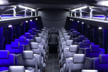 Sacramento Charter Bus Interior