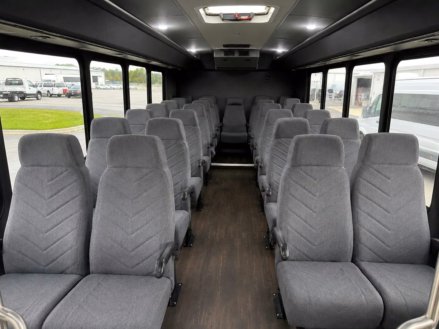 15 passenger minibus inside
