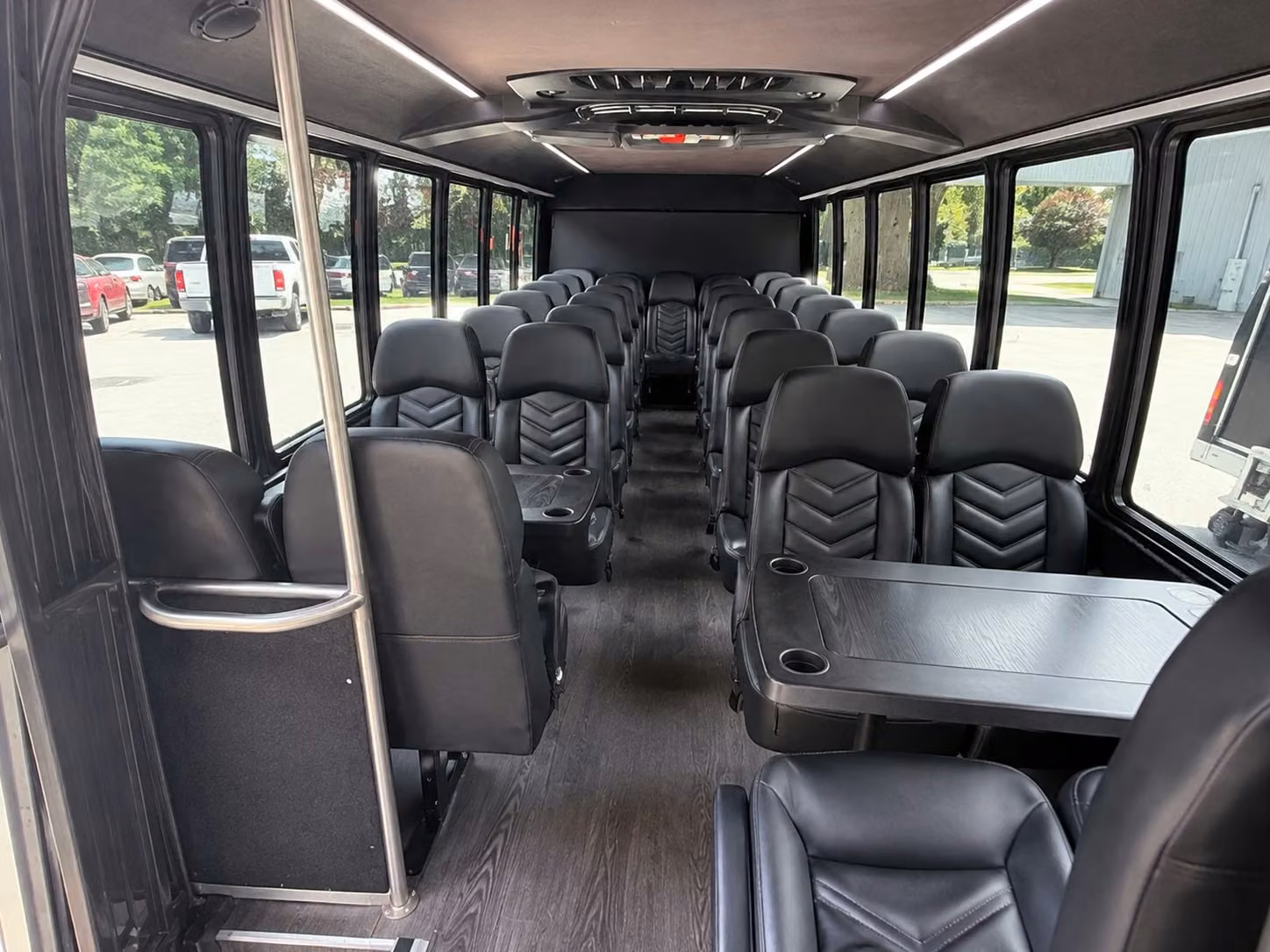 18 passenger minibus interior