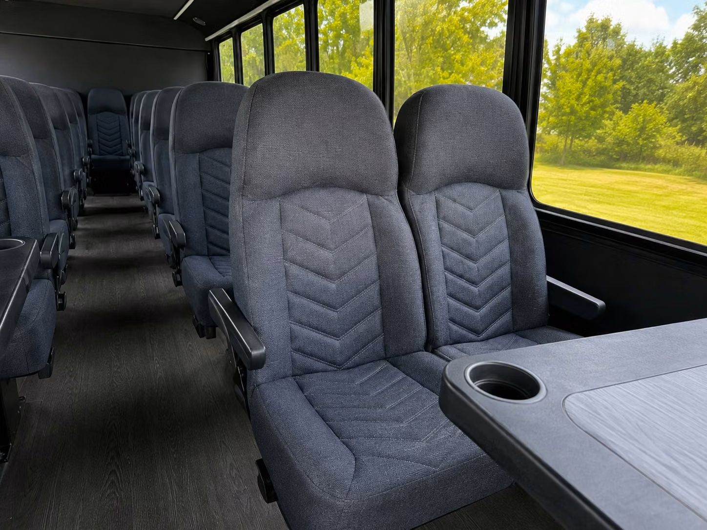 20 passenger minibus inside