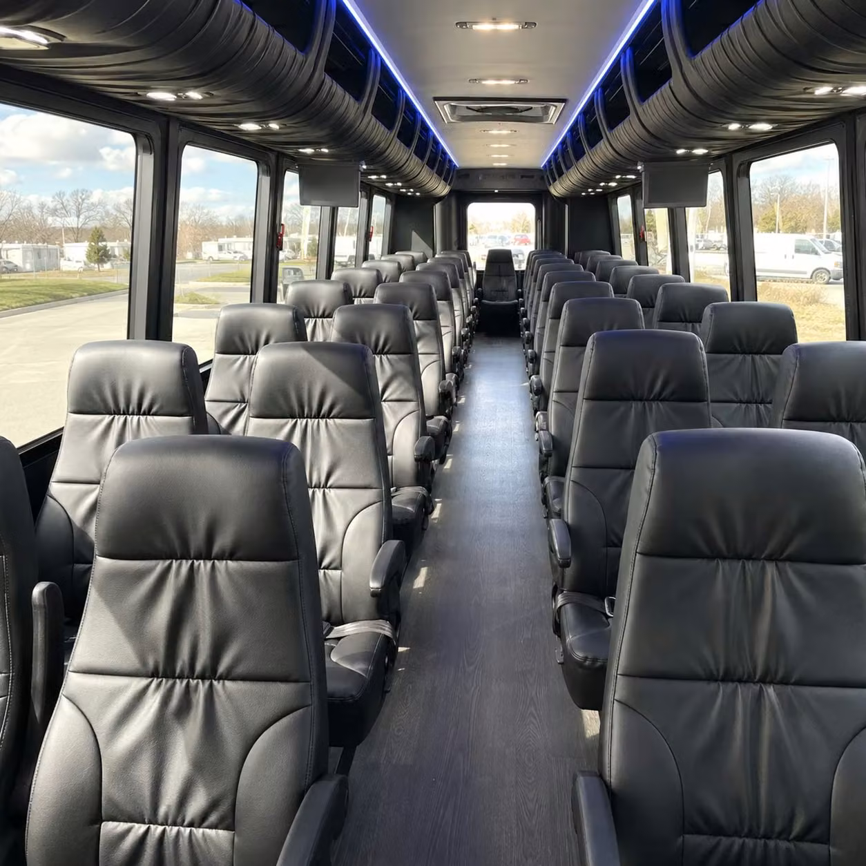 30 passenger minibus interior