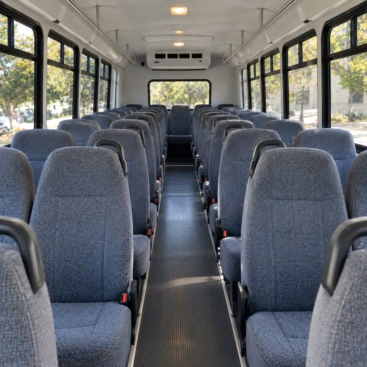 35 passenger minibus inside