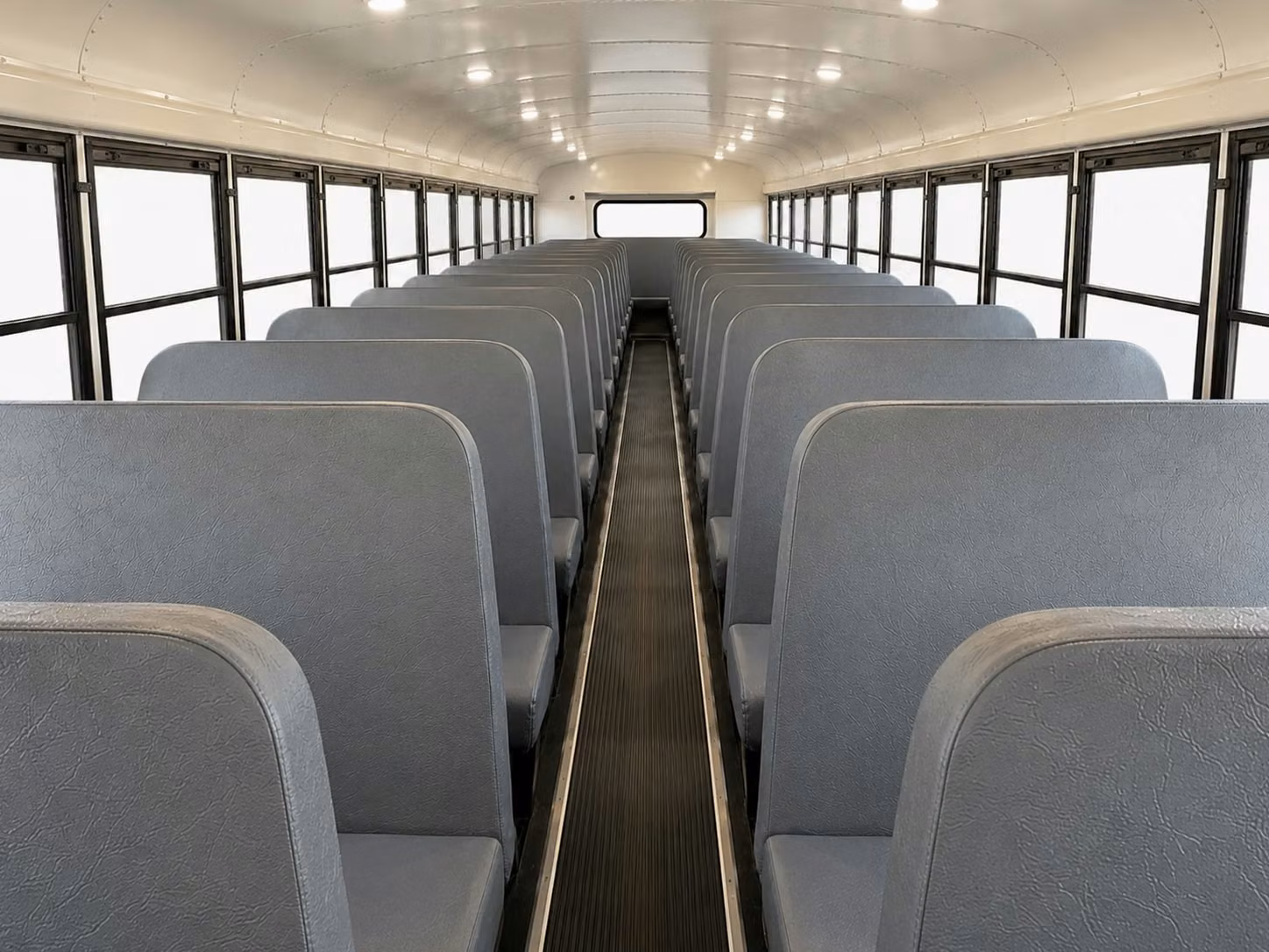 school bus interior